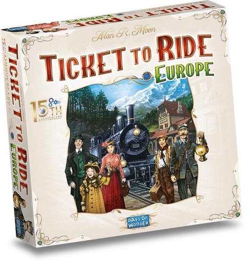Ticket to ride 15 jaar europa 